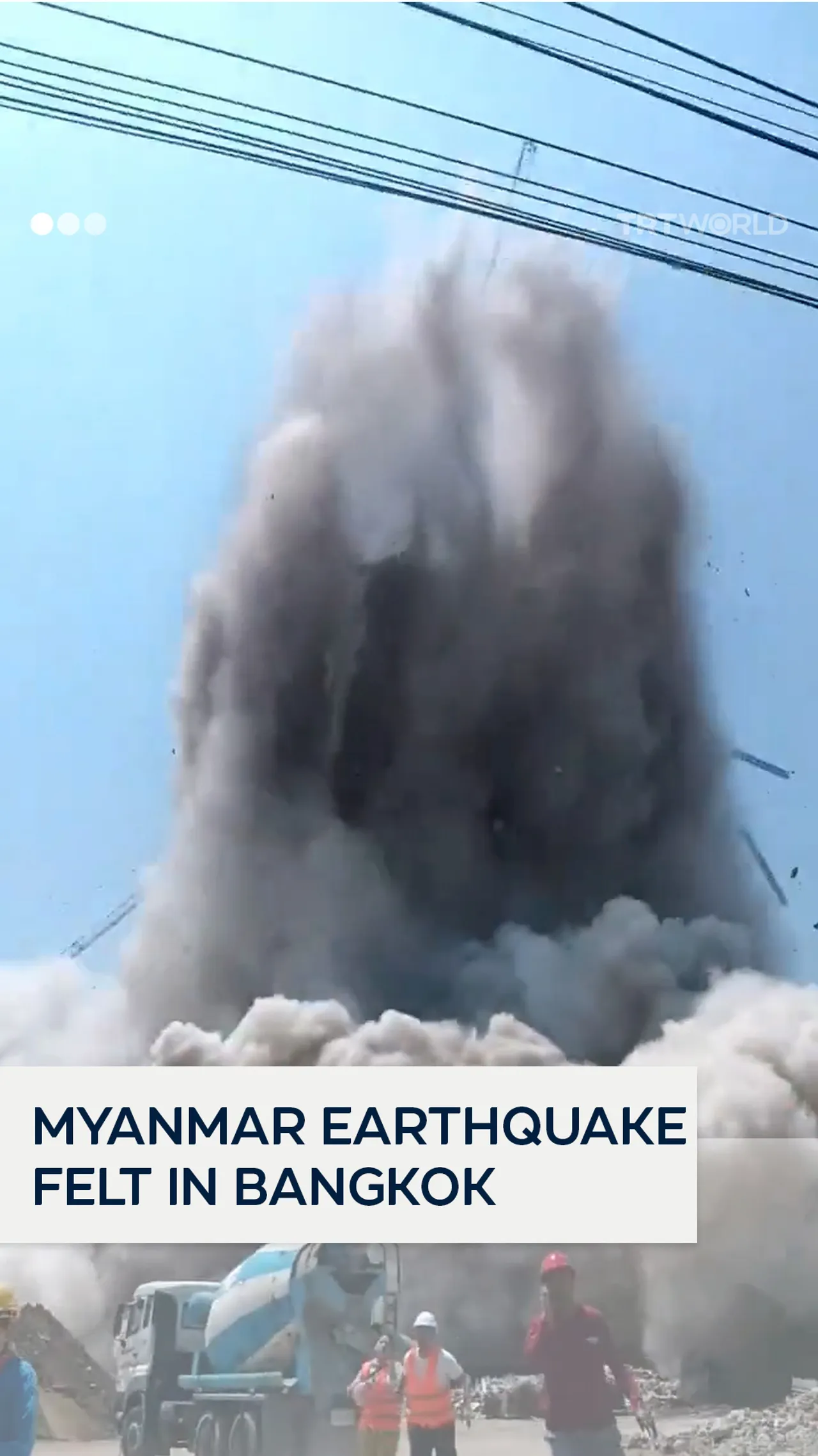 High-rise collapses during Myanmar earthquake